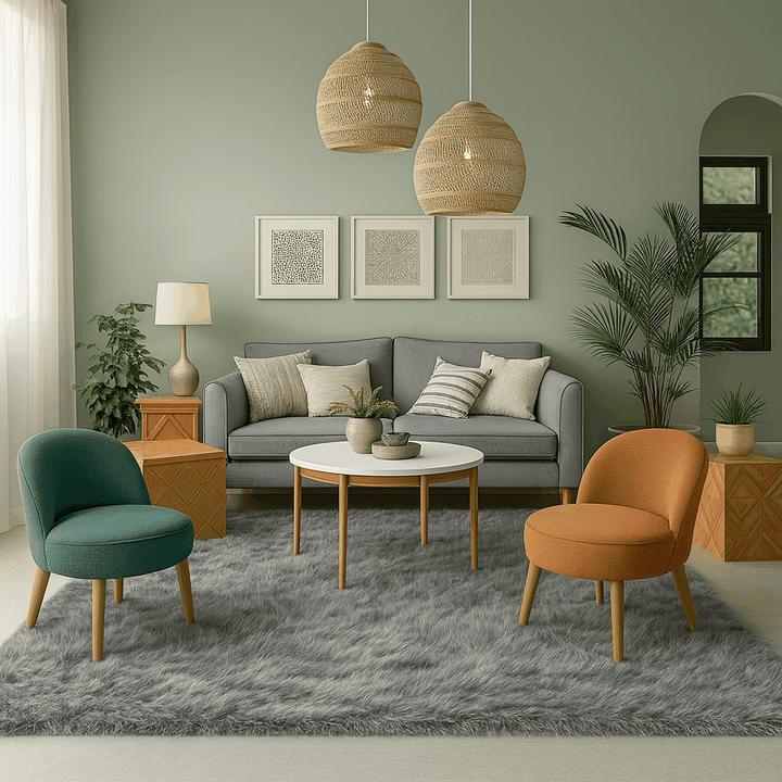 Produktbild Pergamon Luxus Super Soft Fellteppich Aspen Meliert (70 x 140 cm)