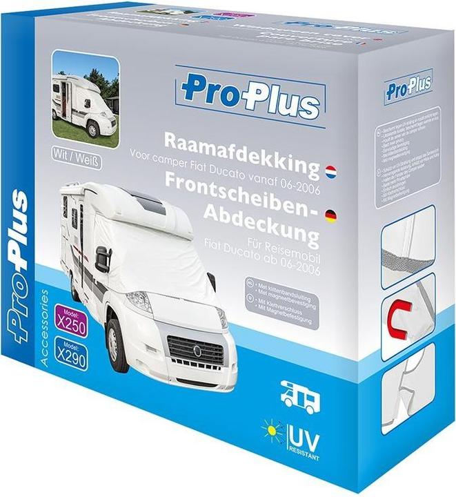 Immagine prodotto ProPlus Copri parabrezza bianco per camper Fiat Ducato dal 2006 in poi