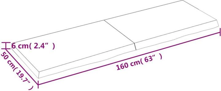 Produktbild VidaXL Emerald (160 x 6 x 50 cm)