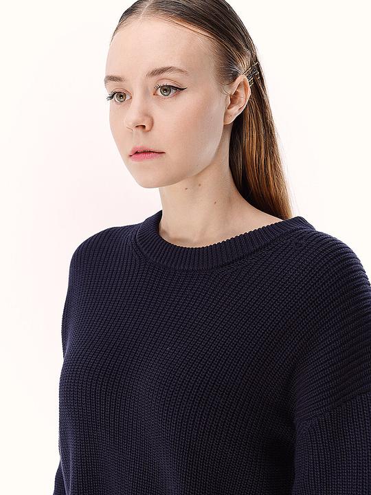 Produktbild Armedangels Long Sleeve Nuriaa Pullover Round-Neck Night Sky (XS)