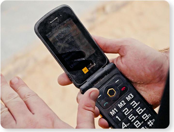 Actual product image AGM M8 128MB 4G BLACK (2.80", 0.08 Mpx, 4G)