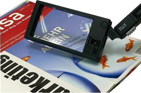 Actual product image TFA Illuminated reading magnifier 433006 Dostmann