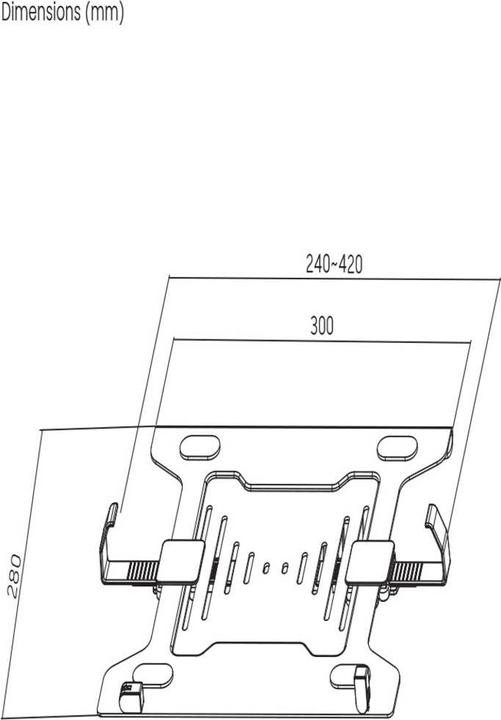 Immagine prodotto SpeaKa Professional Speaka Supporto professionale in acciaio per computer portatili da 25,4 a 39,62 cm (10 - 15,6)