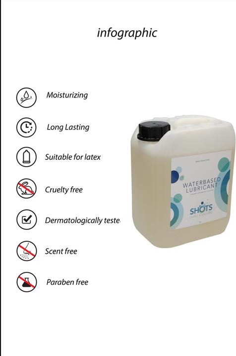 Produktbild Doc Johnson Waterbased Lubricant (5000 ml)
