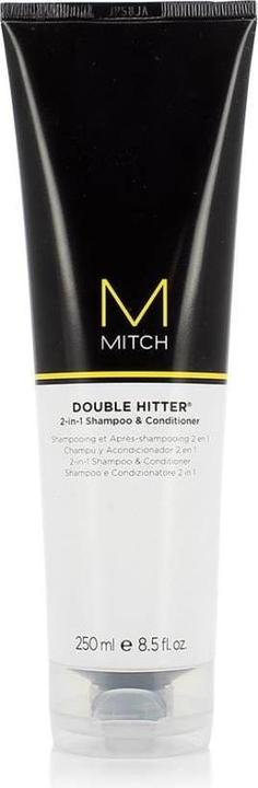 Actual product image Paul Mitchell Mitch Double Hitter 2-in-1 Shampoo & Conditioner (250 ml, Liquid shampoo)