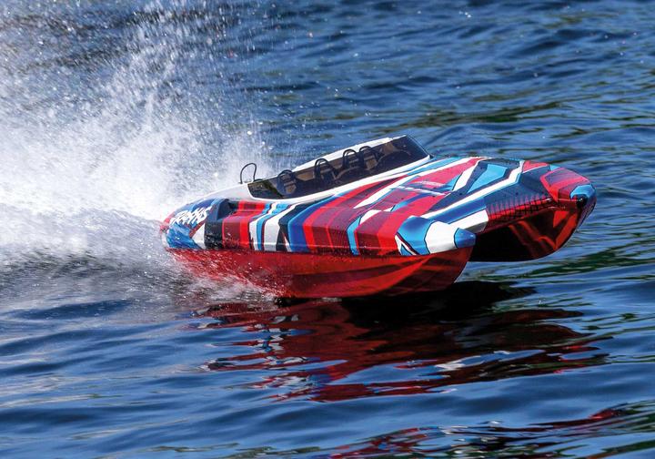 Produktbild Traxxas DCB M41 40 Zoll Catamaran Brushless Rot/Blau
