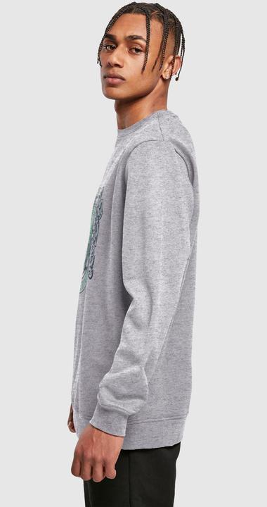 Actual product image Absolute Cult Harry Potter - Distressed Slytherin Crest Basic Crewneck - 115075 (M)