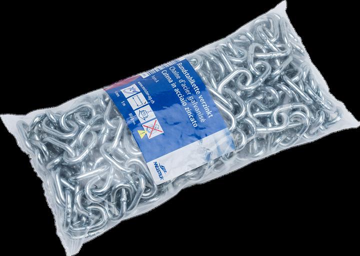 Actual product image Meister Round steel chain form A galvanized (5 m)