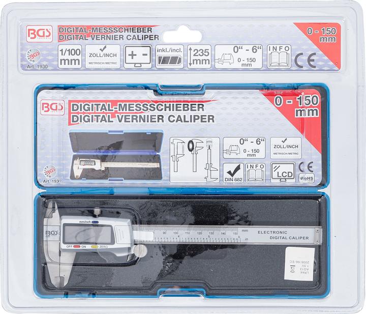 Immagine prodotto BGS Calibro digitale (15 cm)