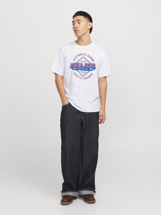 Actual product image Jack & Jones Jjelogo Tee Ss O-Neck 2 Col Ss25 Sn (XL)