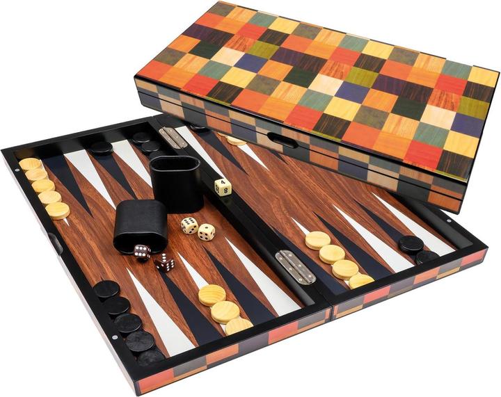 Philos Backgammon Fourni grande chiusura magnetica (Tedesco, Francese, Italiano, Inglese)