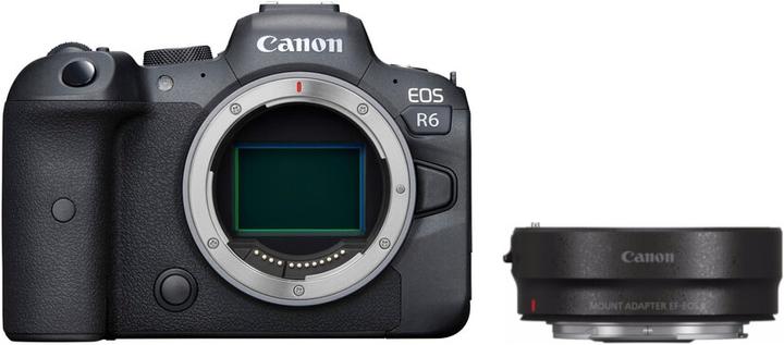 Produktbild Canon EOS R6 Body + EF Adapter