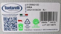Image du produit Tontarelli poubelle à pédale 8l idée gris clair (8 l)