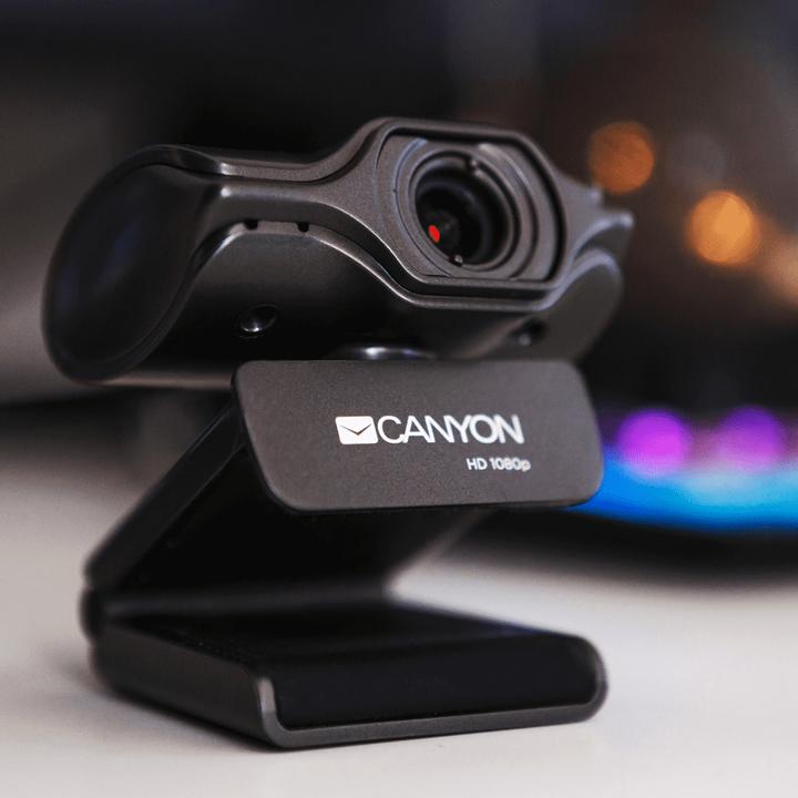 Actual product image Canyon 2K resolution webcam with microphone C6, 2048x1536, 80 ° viewing angle (2 Mpx)