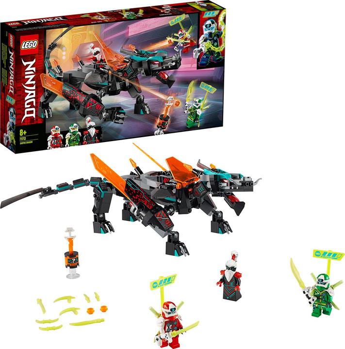 Produktbild LEGO Schwarzer Tempeldrache (71713, LEGO Ninjago)