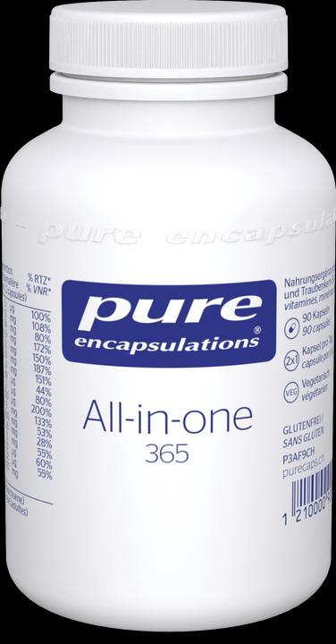 Actual product image Pure encapsulations All-in-One 365 (90 Piece, Capsules, 135 g)
