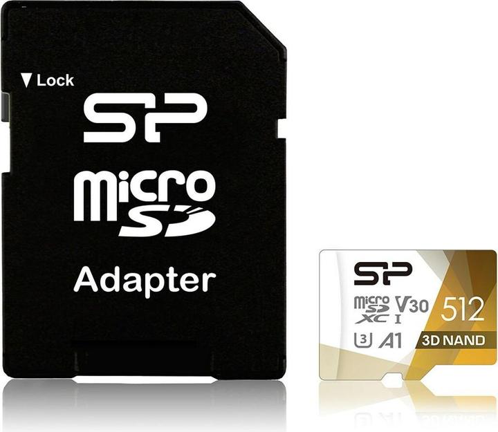 Produktbild Silicon Power Superior Pro (512 GB, microSDXC, U3, UHS-I)