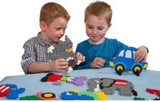 Actual product image Hama Perlen Maxi gift p. Blue 900 pieces