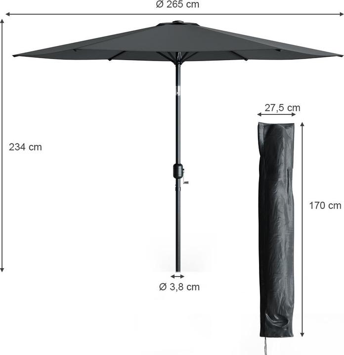 Actual product image OK-Living Ampelschirm (2.70 m)