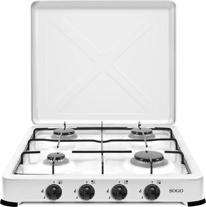 Image du produit Sogo 4 BURNERS GAS STOVE puissance 1.85+2X1.5+1.0KW Consommation 134+2X109+72GR/H