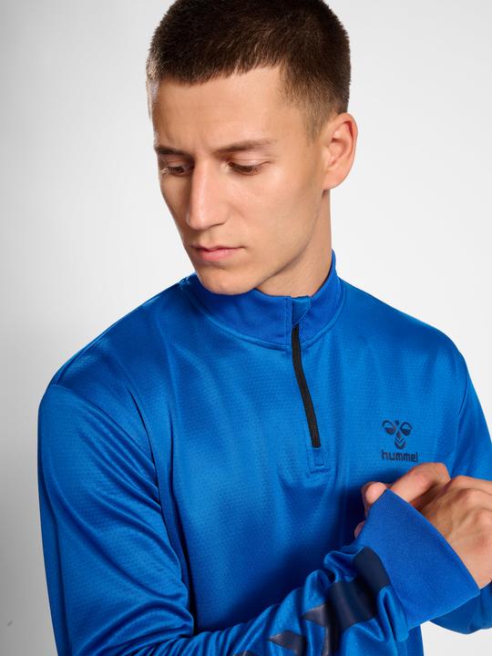 Immagine prodotto hummel hmlACTIVE Maglia da allenamento uomo con mezza zip (S)