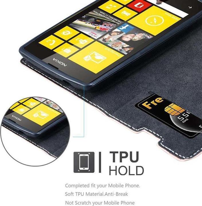 Produktbild Cadorabo Book X-Wallet Cover (Nokia Lumia 520)