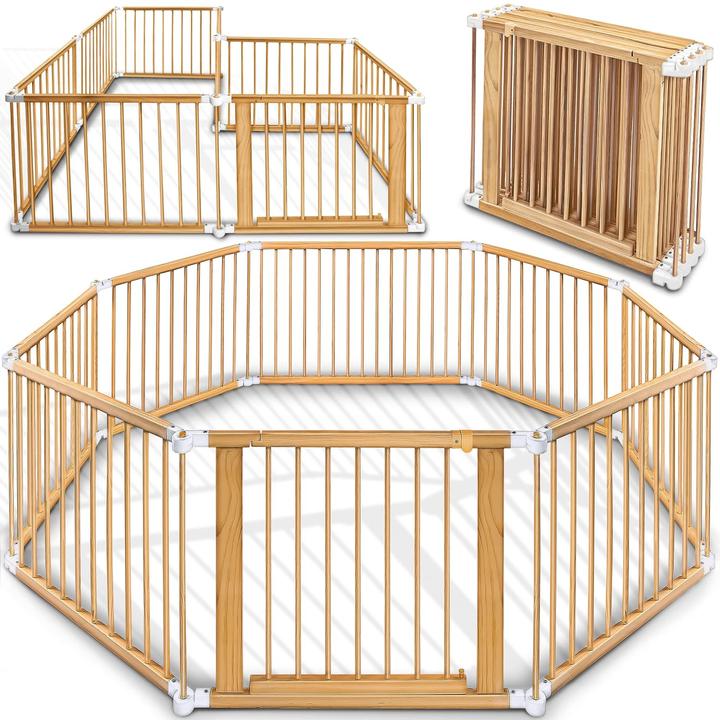 Kiduku Parc pour bébé (720 cm, Pin)