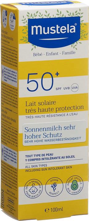 Mustela Sonnenmilch (Sonnenmilch, SPF 50+, 100 ml, 126 g)