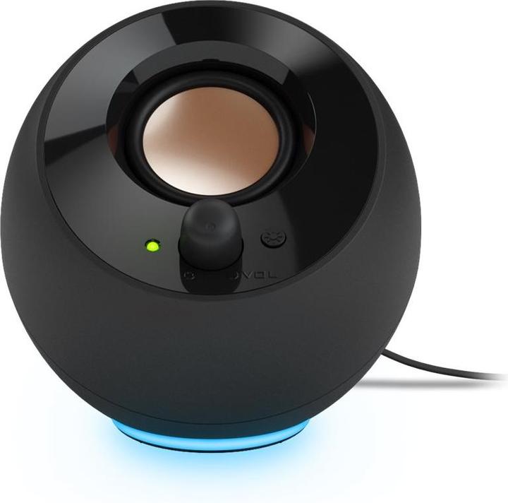Produktbild Creative Lautsprecher Pebble SE RGB Stereo, schwarz