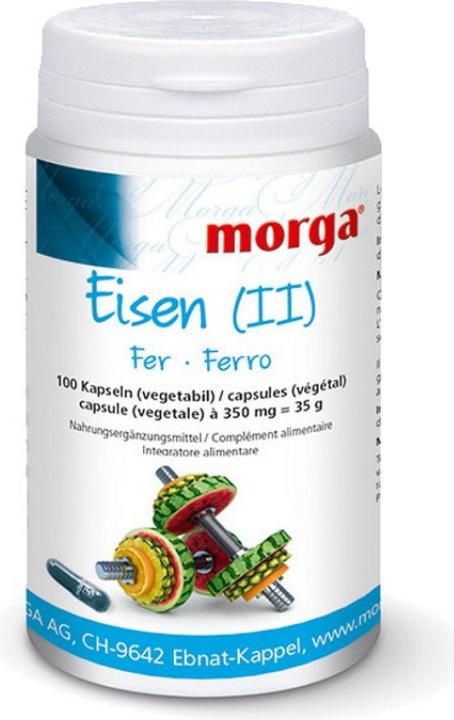 Actual product image Morga Iron II Capsules (100 Piece, Capsules, 300 g)