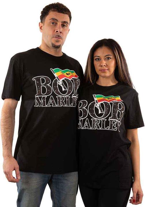 Actual product image Bob Marley Flag Logo (L)
