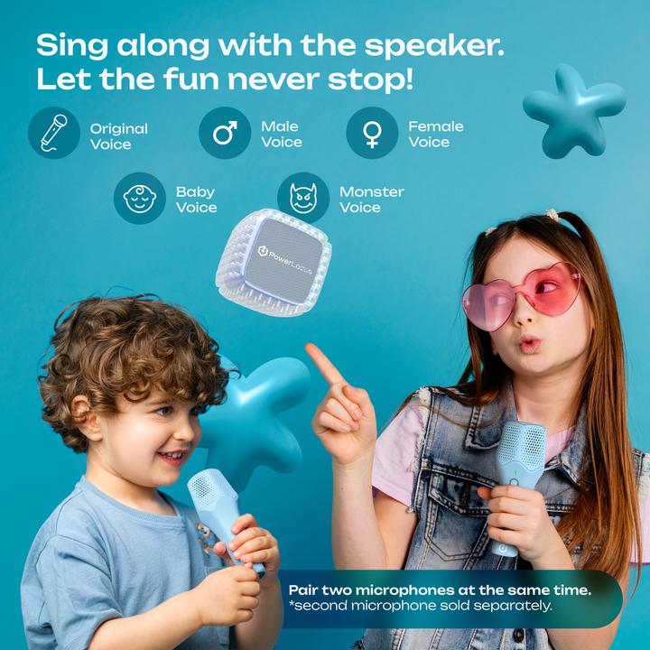 Produktbild PowerLocus Aero Kids Karaoke Bluetooth-Kinderlautsprecher