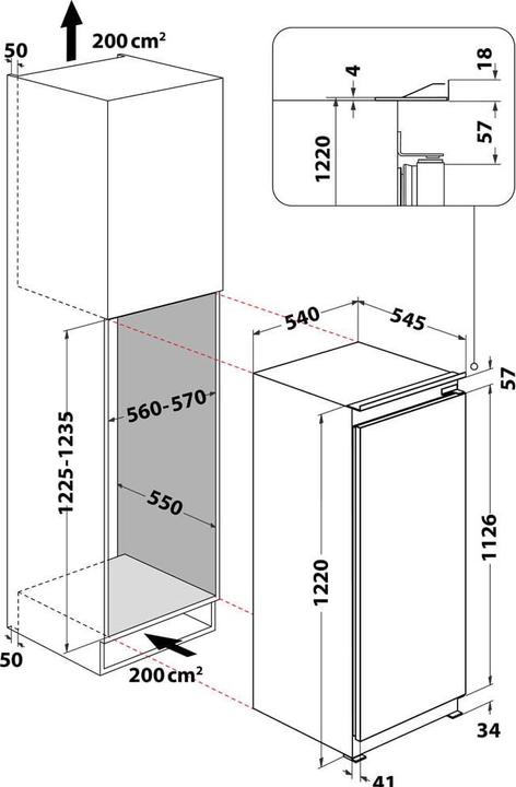 Produktbild Whirlpool ARG7342 (189 l)