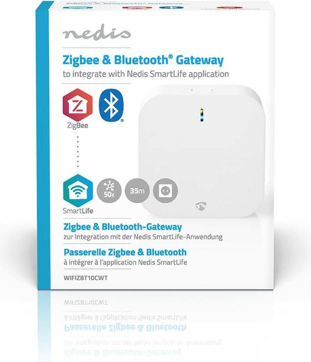Immagine prodotto Nedis Gateway Zigbee | 50 dispositivi | Alimentazione di rete | Android™ / IOS | Bianco