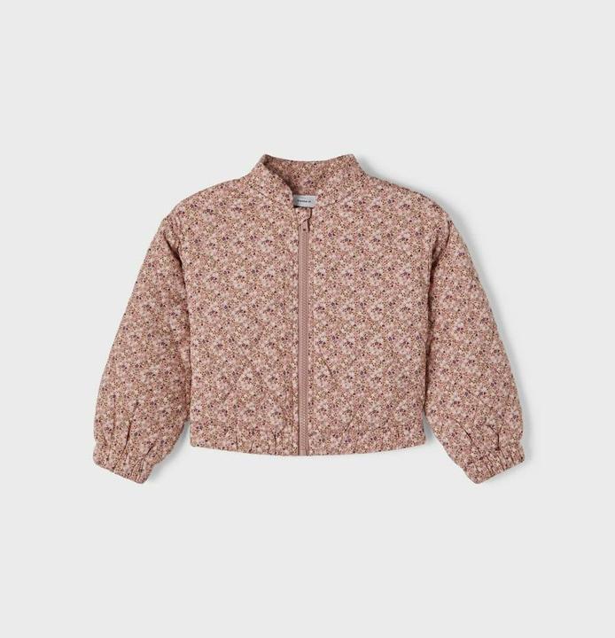 Actual product image Name it Quilted floral print bomber jacket