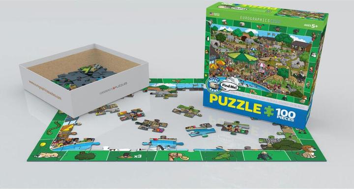 Produktbild Eurographics Ein Tag im Zoo 100 Teile (100 Teile)