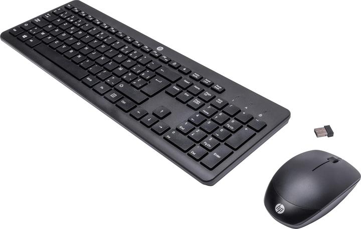 Actual product image HP 230 - Keyboard and mouse set - wireless - AZERTY - Belgium - for 21, 22, 24, 27 Pavilion 24 (DE, Wireless)