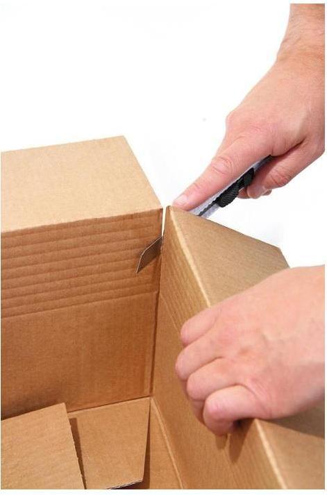 Image du produit Transpak Carton automatique à 1 cannelure dimensions 305x215x40-140mm qualité 1.20 B marron Fefco 0711 (20 x)