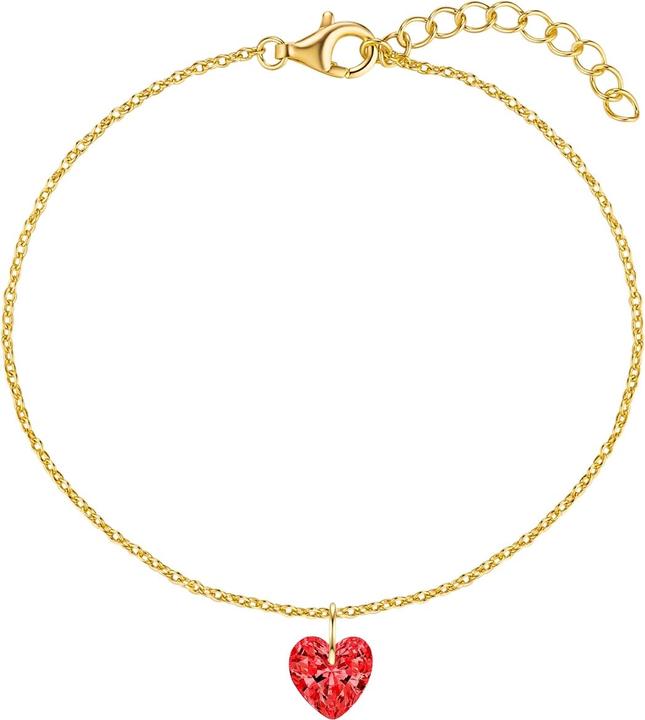 Actual product image Rafaela Donata Ladies bracelet heart sterling silver - 35526 (17 cm, Sterling Silver)
