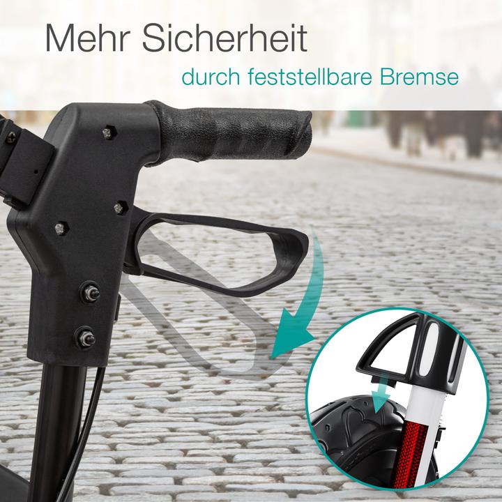 Image du produit Aktivshop Rollator d'extérieur à pneus gonflables Confort
