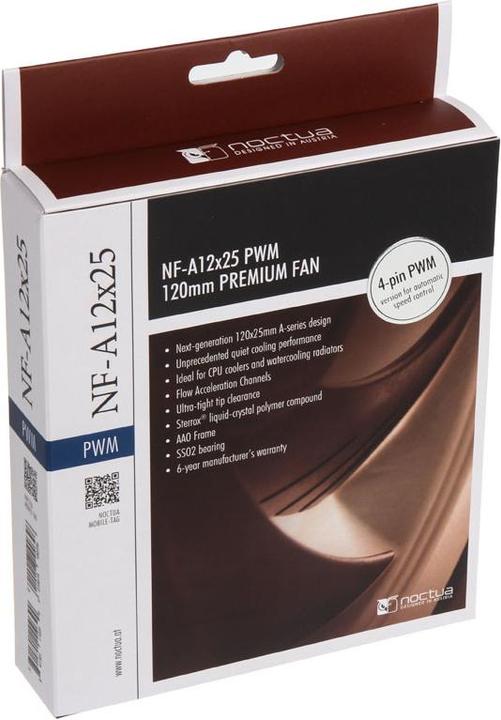 Immagine prodotto Noctua NF-A12x25 PWM (120 mm, 1 x)