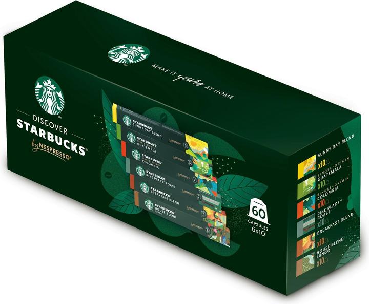 Produktbild Starbucks Nespresso 6 Sorten (60 x Port.)