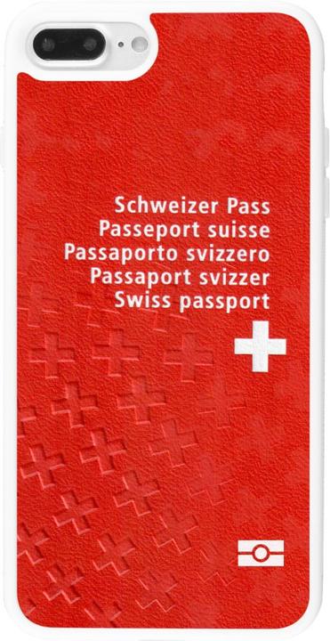 Actual product image PhoneLook Cover Silicone white Swiss Passport (Apple iPhone 7 Plus)