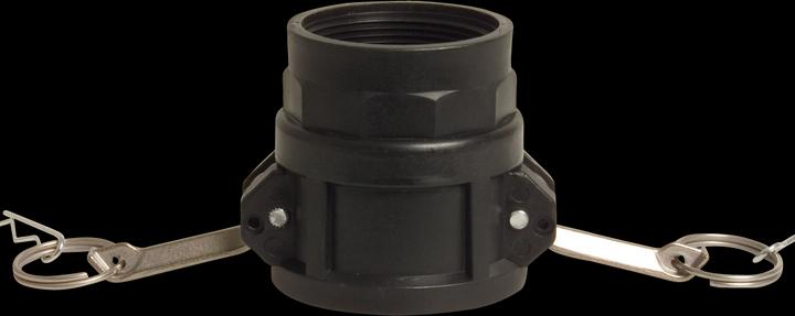 Produktbild Bevo Schnellkupplung PP 2" M-Teil Kamlock x Innengewinde 6bar Schwarz Typ Kamlock D (Kupplung)