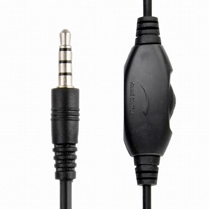 Produktbild Gembird MHS-03-BKRD Kopfhörer & Headset Kopfband 3,5-mm-Anschluss Schwarz (Kabelgebunden)