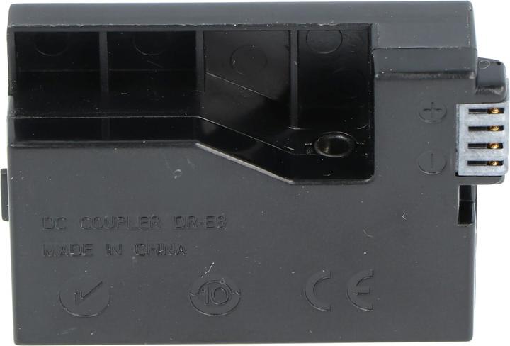 Immagine prodotto AccuCell Netzteil passend für Canon EOS 550D, 600D, 650D, 700D, ACK-E8 (Adattatore per la batteria della fotocamera)