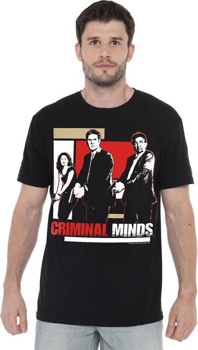 Actual product image Criminal Minds Mens Guns Drawn T-Shirt (M)