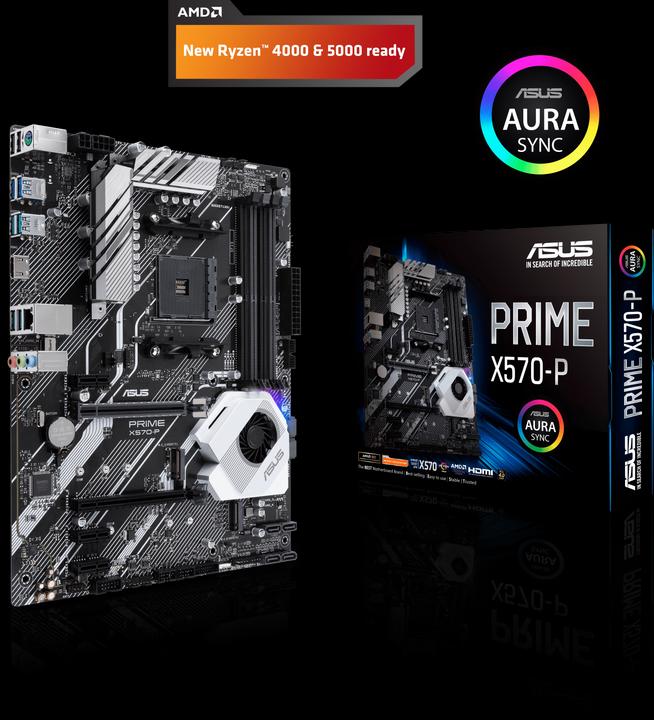 Image du produit ASUS Prime X570-P (AM4, AMD X570, ATX)