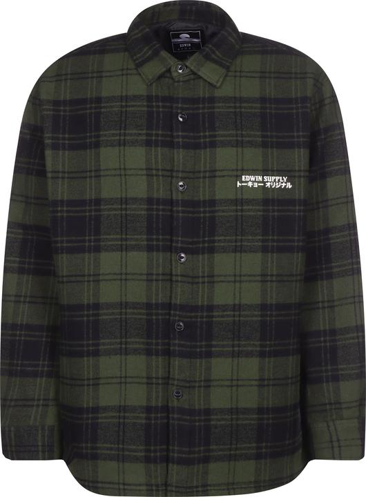 Edwin Sven Lined Langarmhemd - 123997 (M)