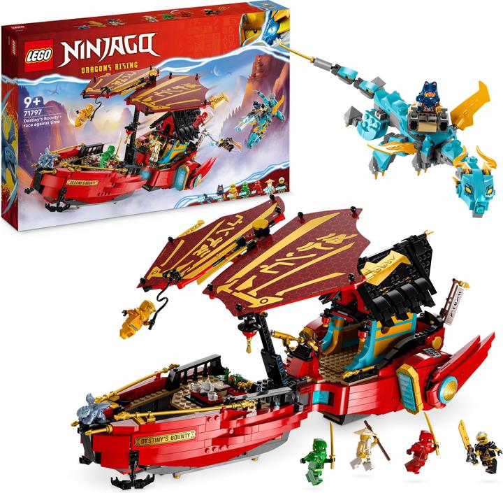 Produktbild LEGO Ninja-Flugsegler im Wettlauf mit der Zeit (71797, LEGO Ninjago)